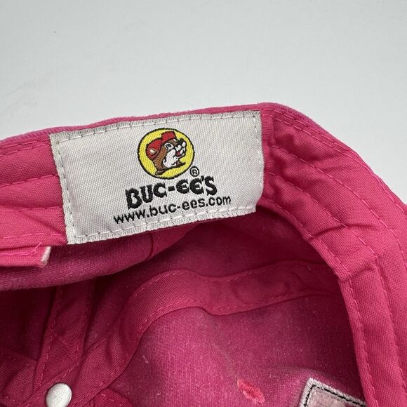 Buc-ee's Logo Pink Womens Adjustable Hat‎ Cap Bucky Buc-ee Beaver Gas Station - Picture 4 of 4